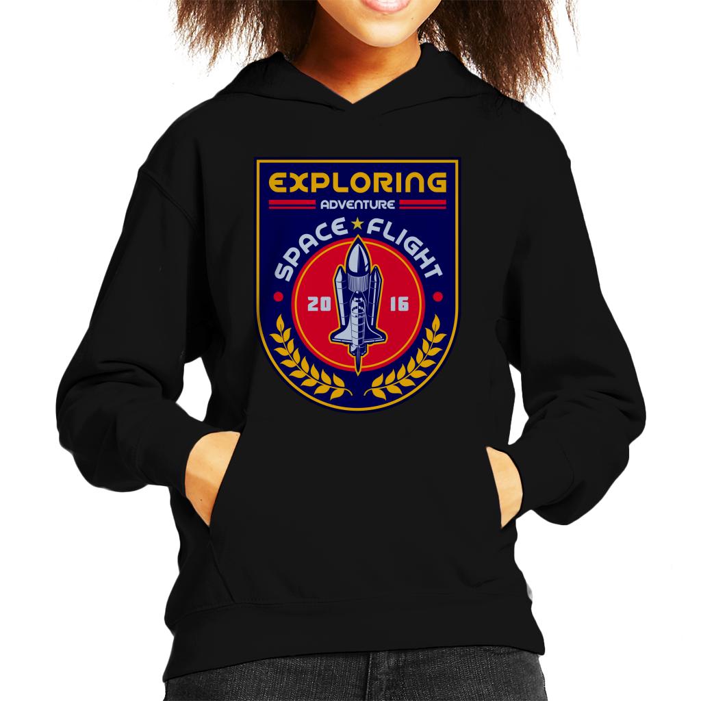 NASA Exploring Adventure Space Flight Kid's Hooded Sweatshirt-ALL + EVERY