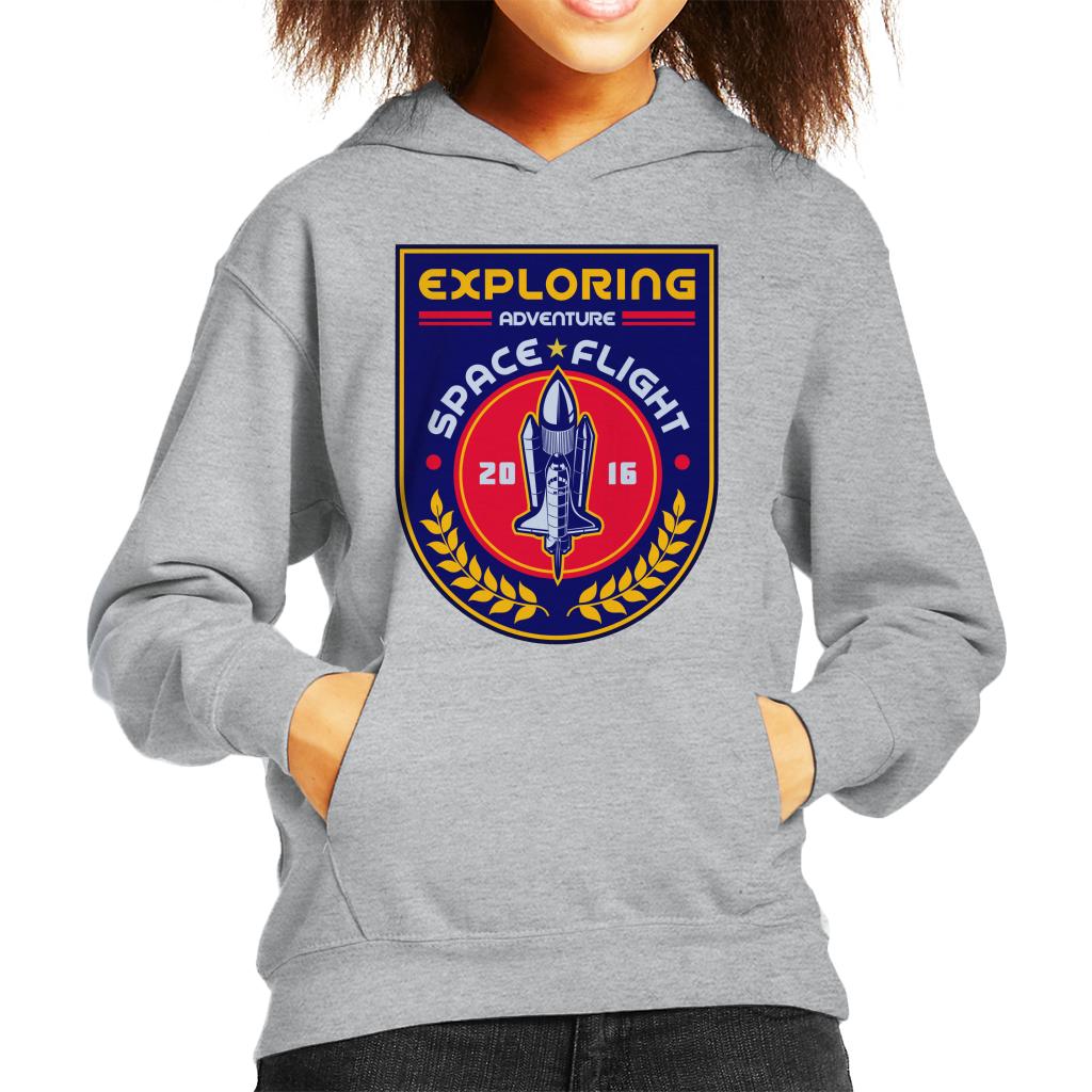 NASA Exploring Adventure Space Flight Kid's Hooded Sweatshirt-ALL + EVERY