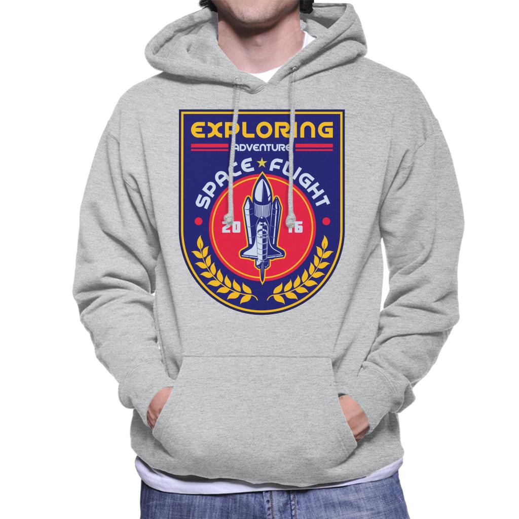 NASA Exploring Adventure Space Flight Men's Hooded Sweatshirt-ALL + EVERY