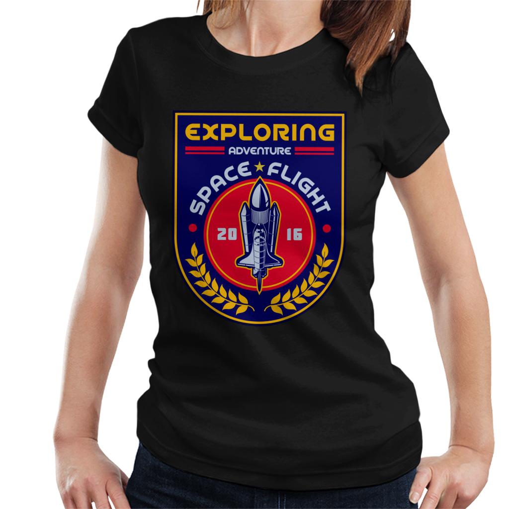 NASA Exploring Adventure Space Flight Women's T-Shirt-ALL + EVERY