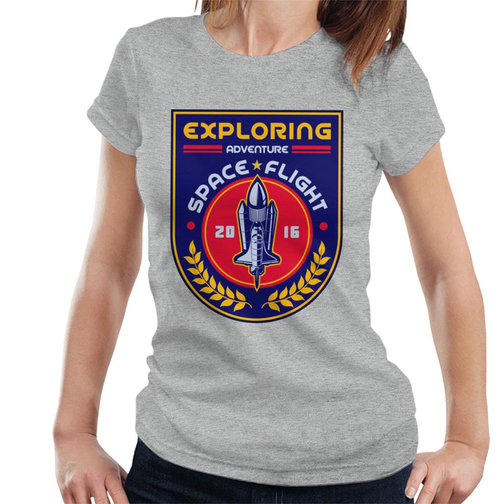 NASA Exploring Adventure Space Flight Women's T-Shirt-ALL + EVERY