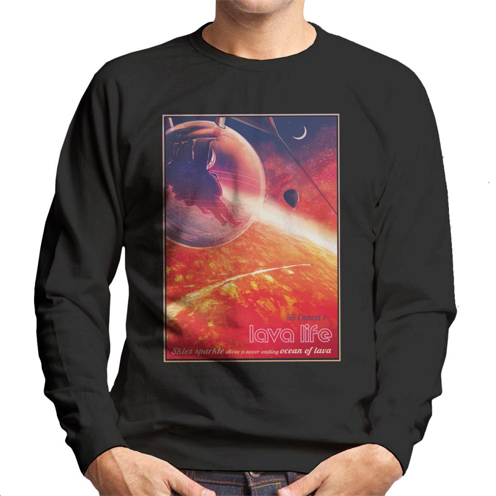 NASA 55 Cancri E Lava Life Men's Sweatshirt-ALL + EVERY