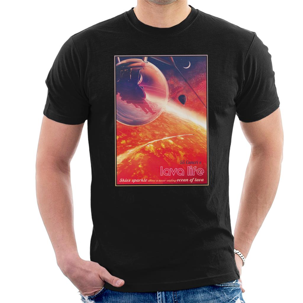 NASA 55 Cancri E Lava Life Men's T-Shirt-ALL + EVERY