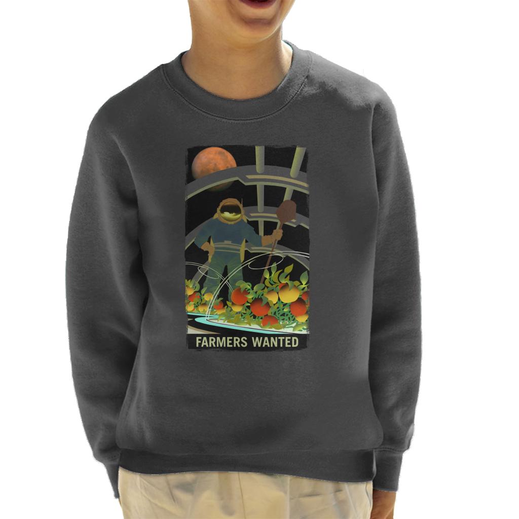 NASA Farmers Wanted Kid's Sweatshirt-ALL + EVERY