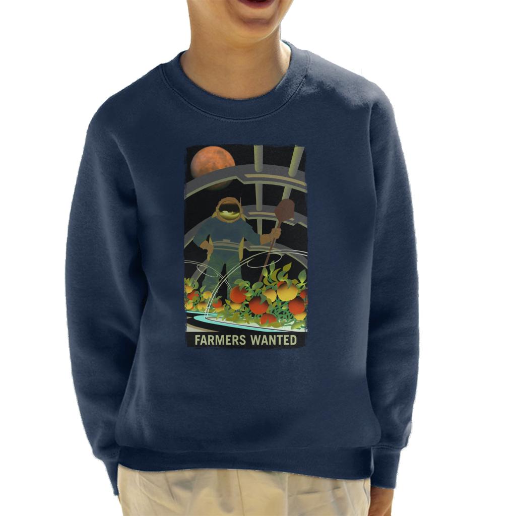 NASA Farmers Wanted Kid's Sweatshirt-ALL + EVERY