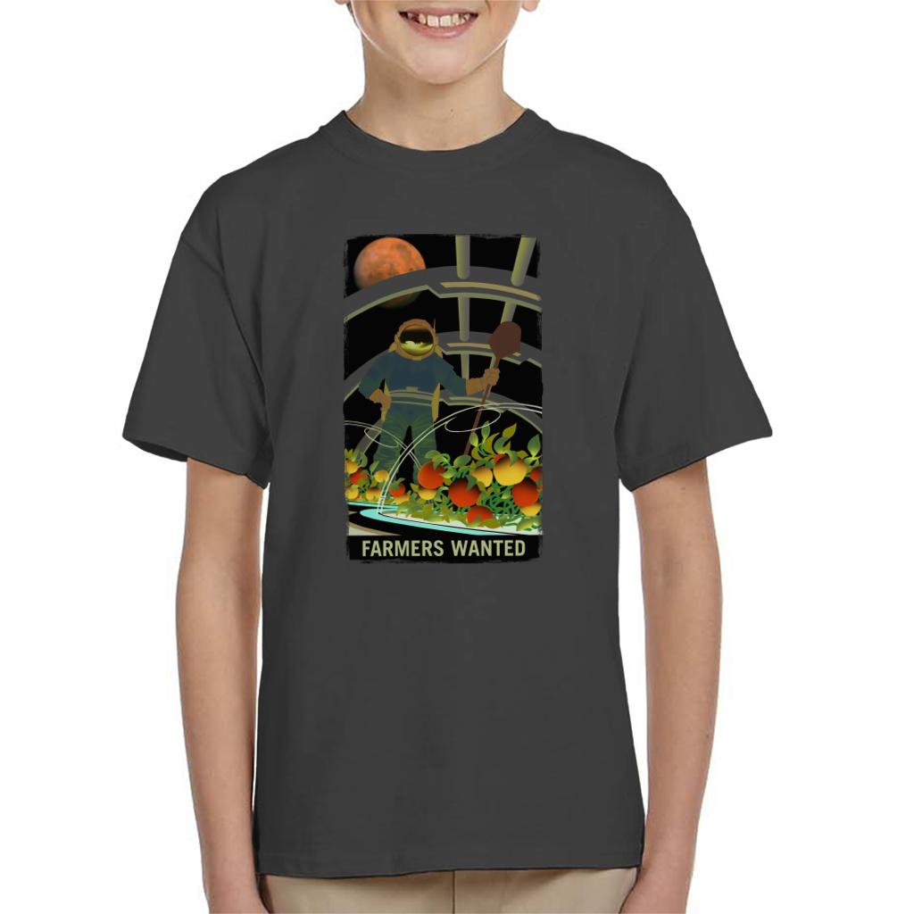 NASA Farmers Wanted Kid's T-Shirt-ALL + EVERY