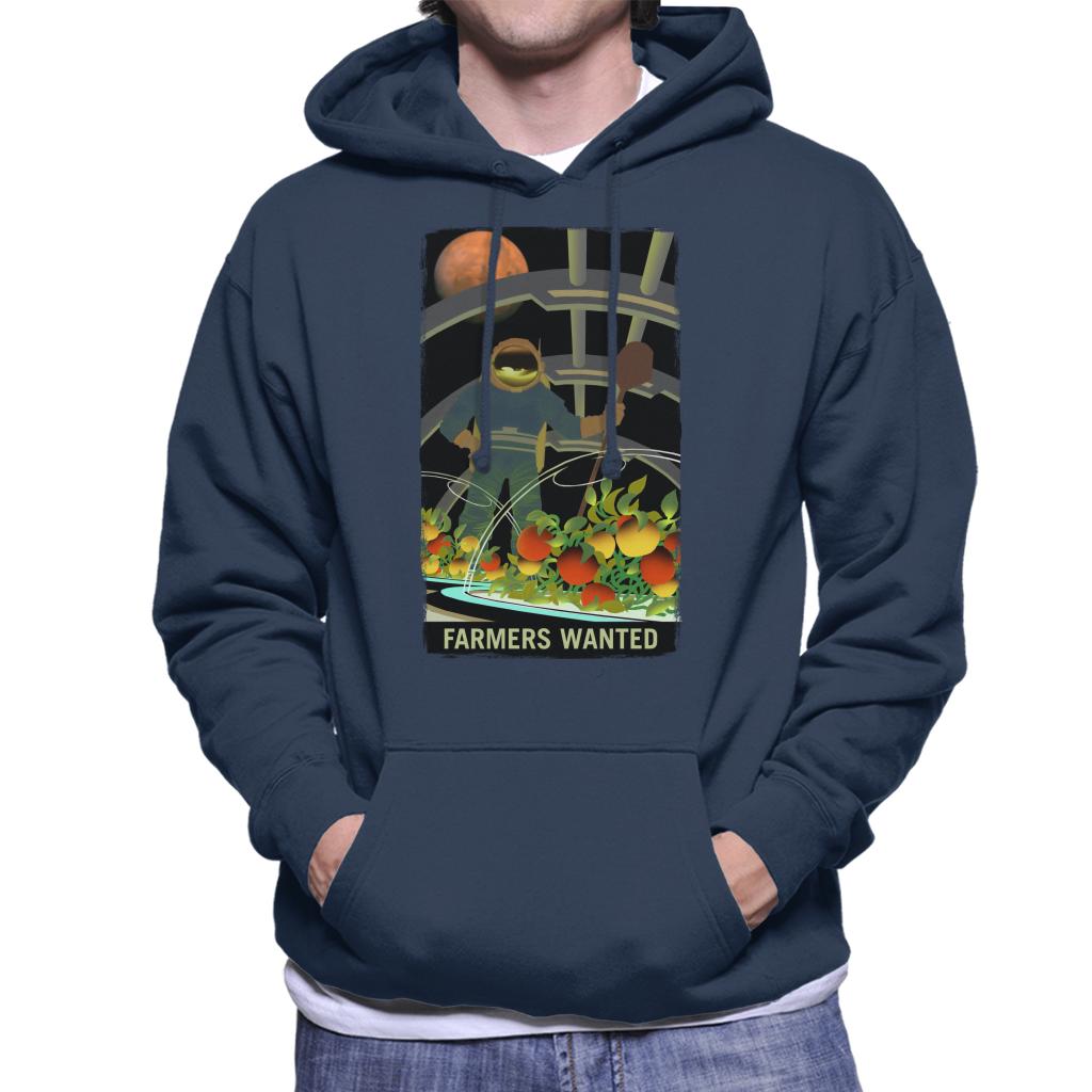 NASA Farmers Wanted Men's Hooded Sweatshirt-ALL + EVERY