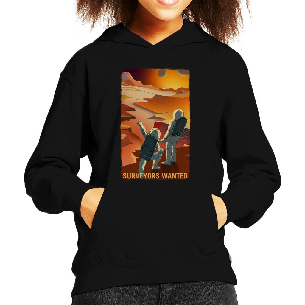 NASA Surveyors Wanted Kid's Hooded Sweatshirt-ALL + EVERY