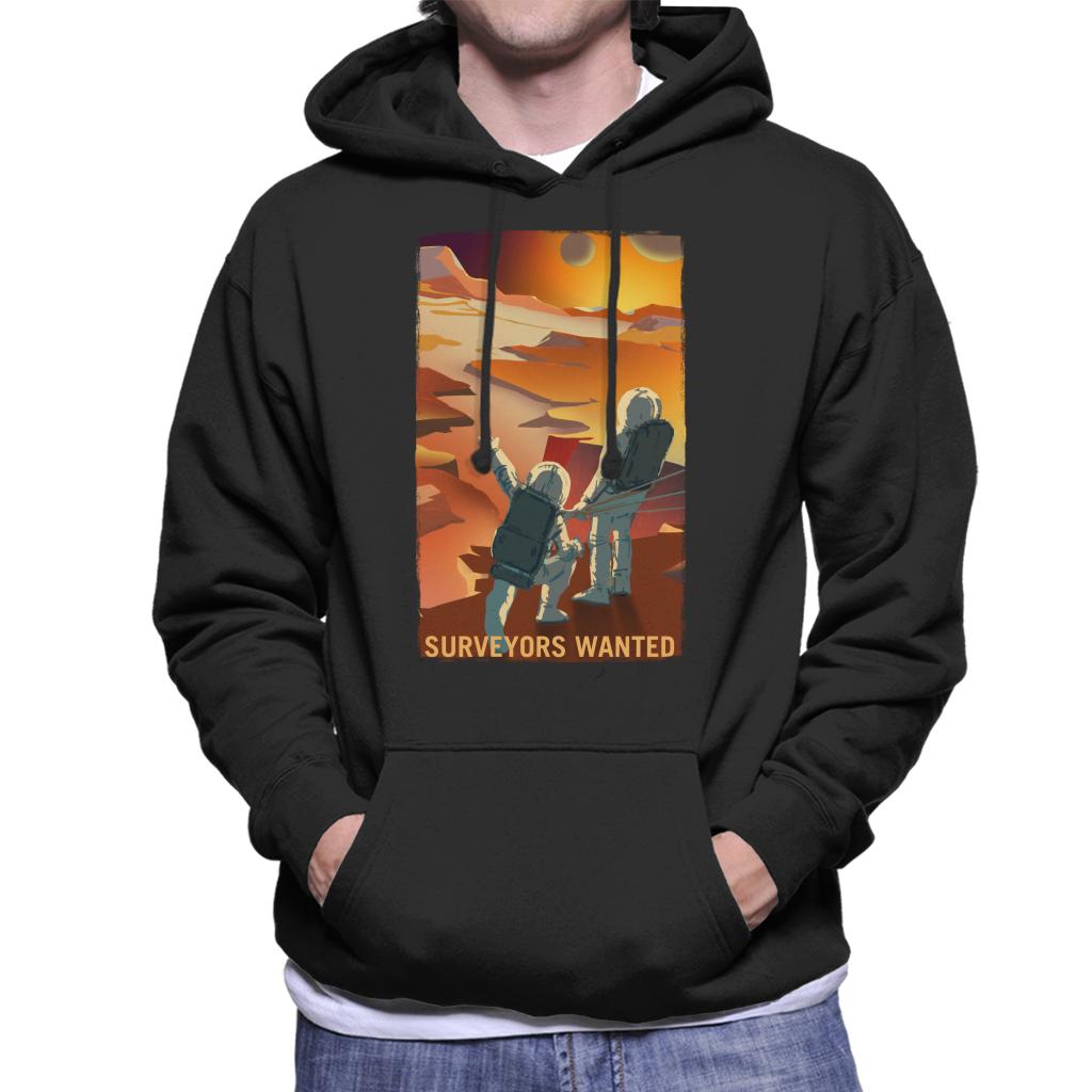 NASA Surveyors Wanted Men's Hooded Sweatshirt-ALL + EVERY