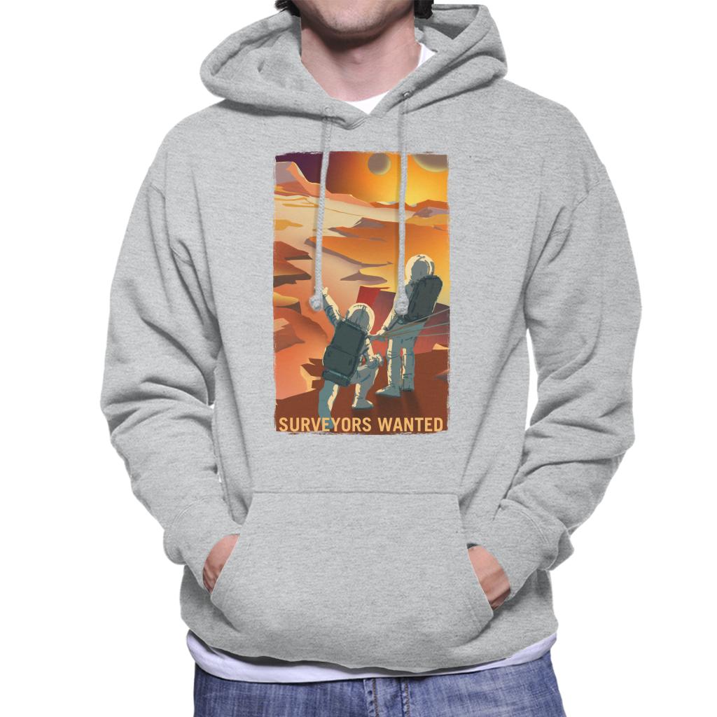 NASA Surveyors Wanted Men's Hooded Sweatshirt-ALL + EVERY