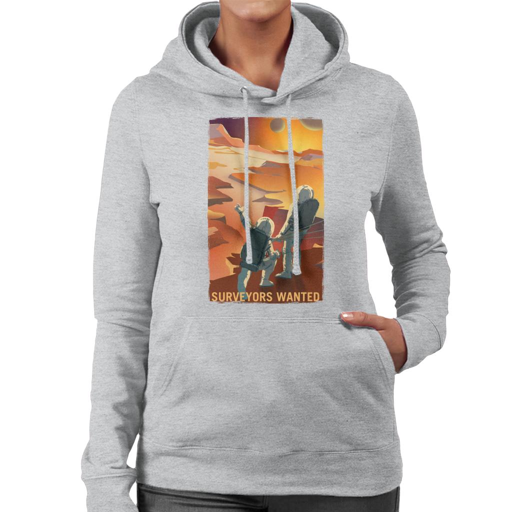 NASA Surveyors Wanted Women's Hooded Sweatshirt-ALL + EVERY