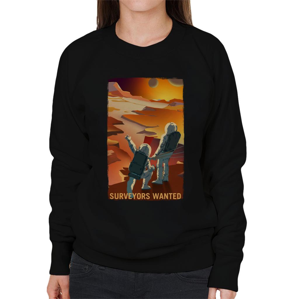 NASA Surveyors Wanted Women's Sweatshirt-ALL + EVERY