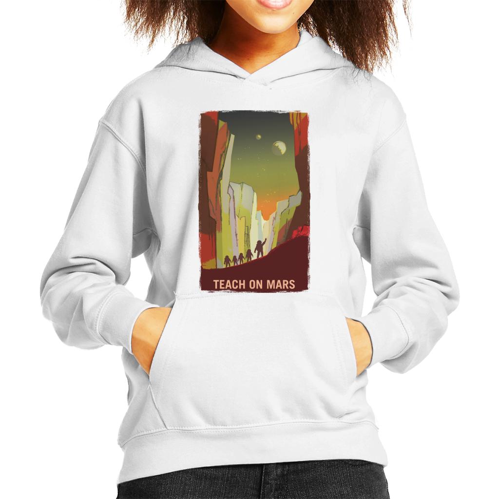 NASA Teach On Mars Kid's Hooded Sweatshirt-ALL + EVERY