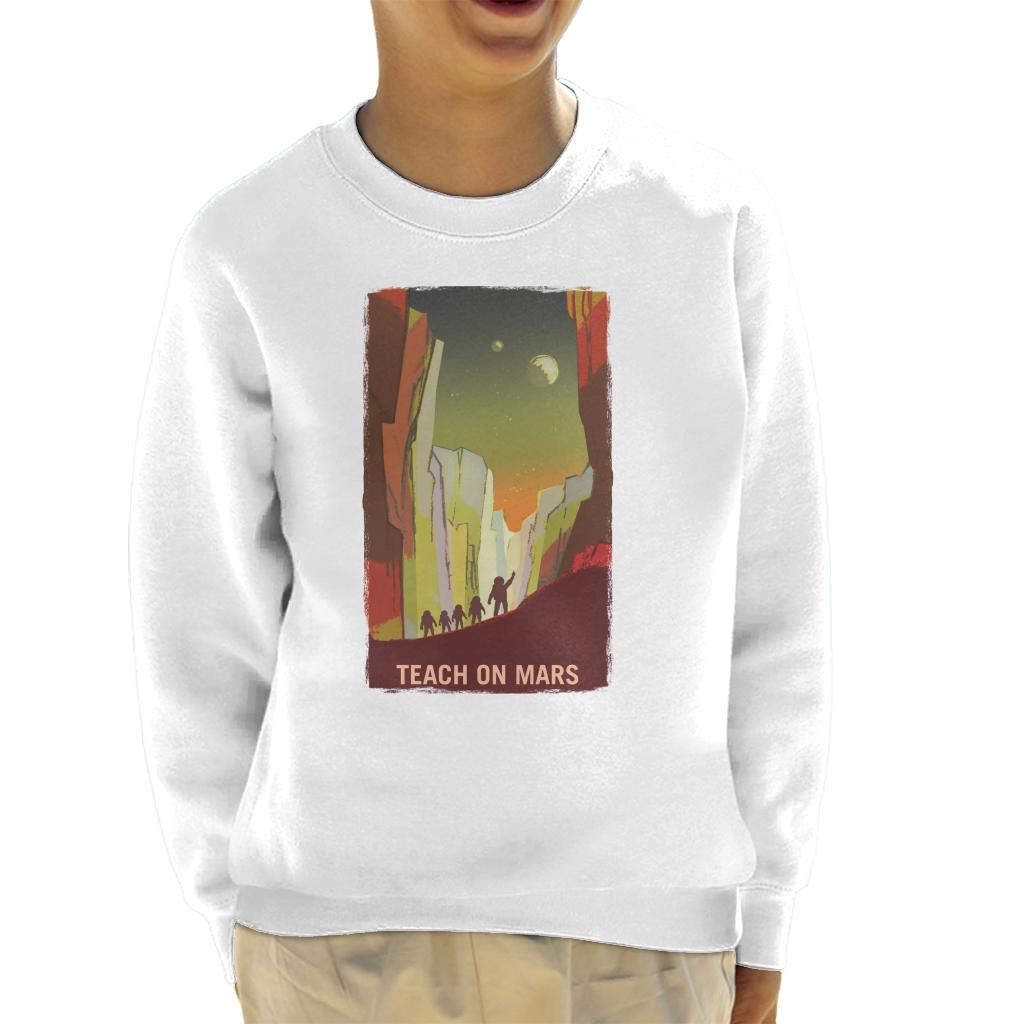 NASA Teach On Mars Kid's Sweatshirt-ALL + EVERY