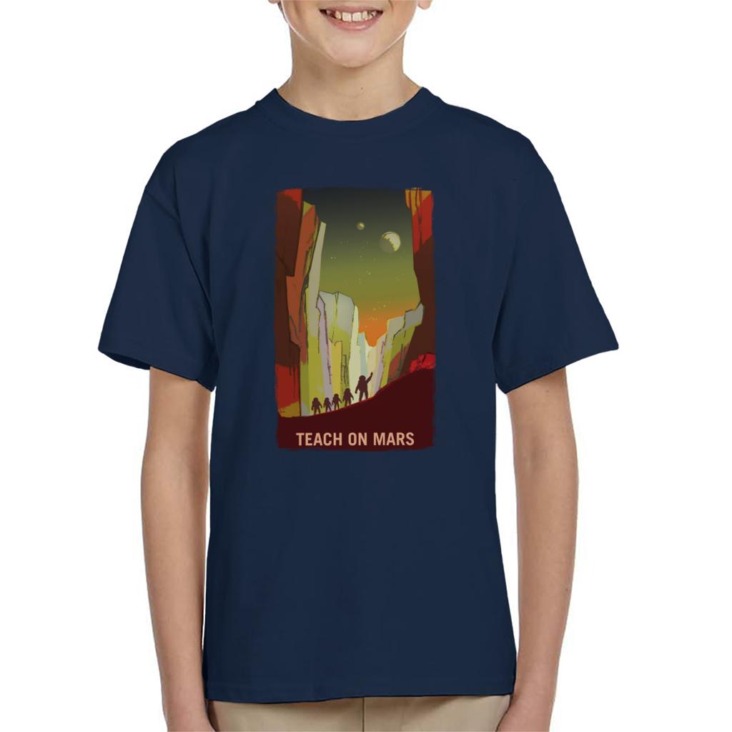 NASA Teach On Mars Kid's T-Shirt-ALL + EVERY