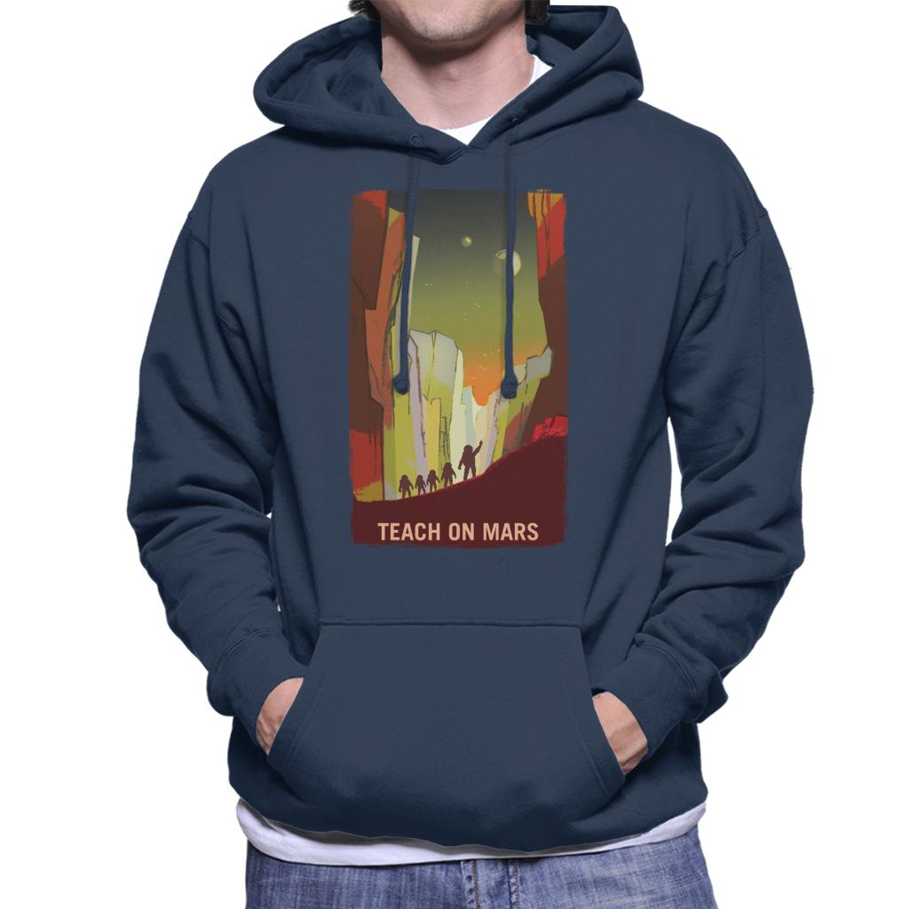 NASA Teach On Mars Men's Hooded Sweatshirt-ALL + EVERY