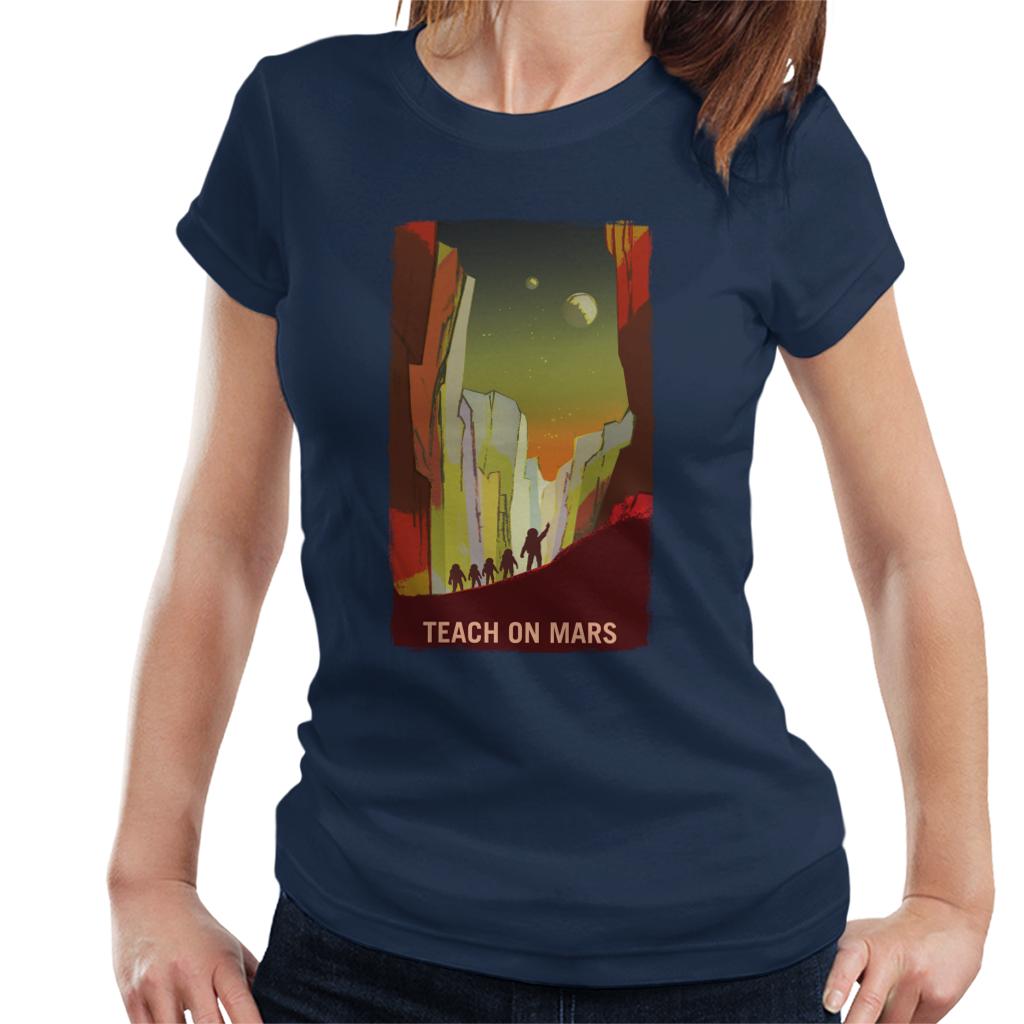 NASA Teach On Mars Women's T-Shirt-ALL + EVERY