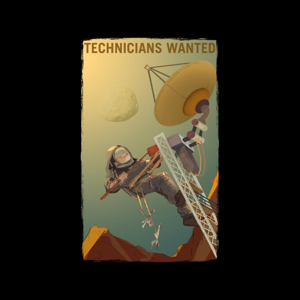 NASA Technicians Wanted Kid's T-Shirt-ALL + EVERY