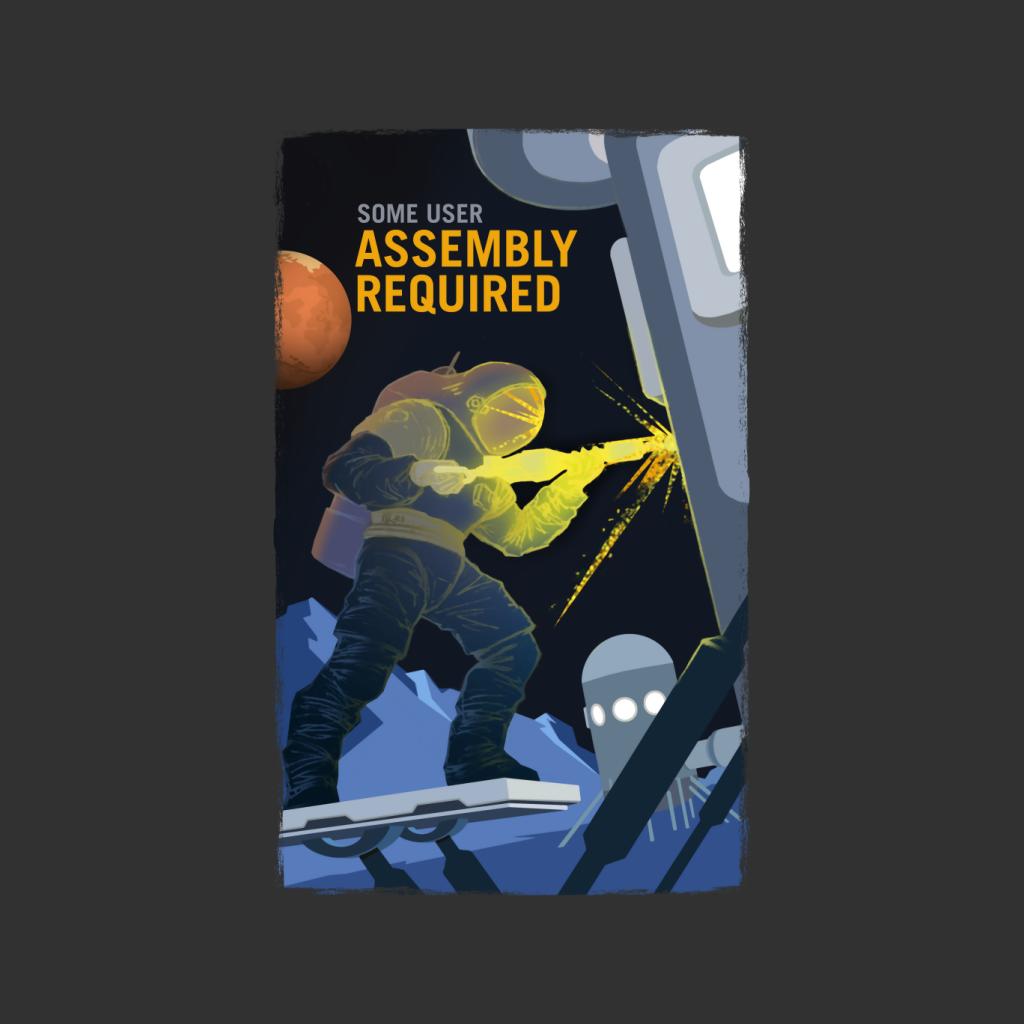 NASA Some User Assembly Required Kid's Sweatshirt-ALL + EVERY