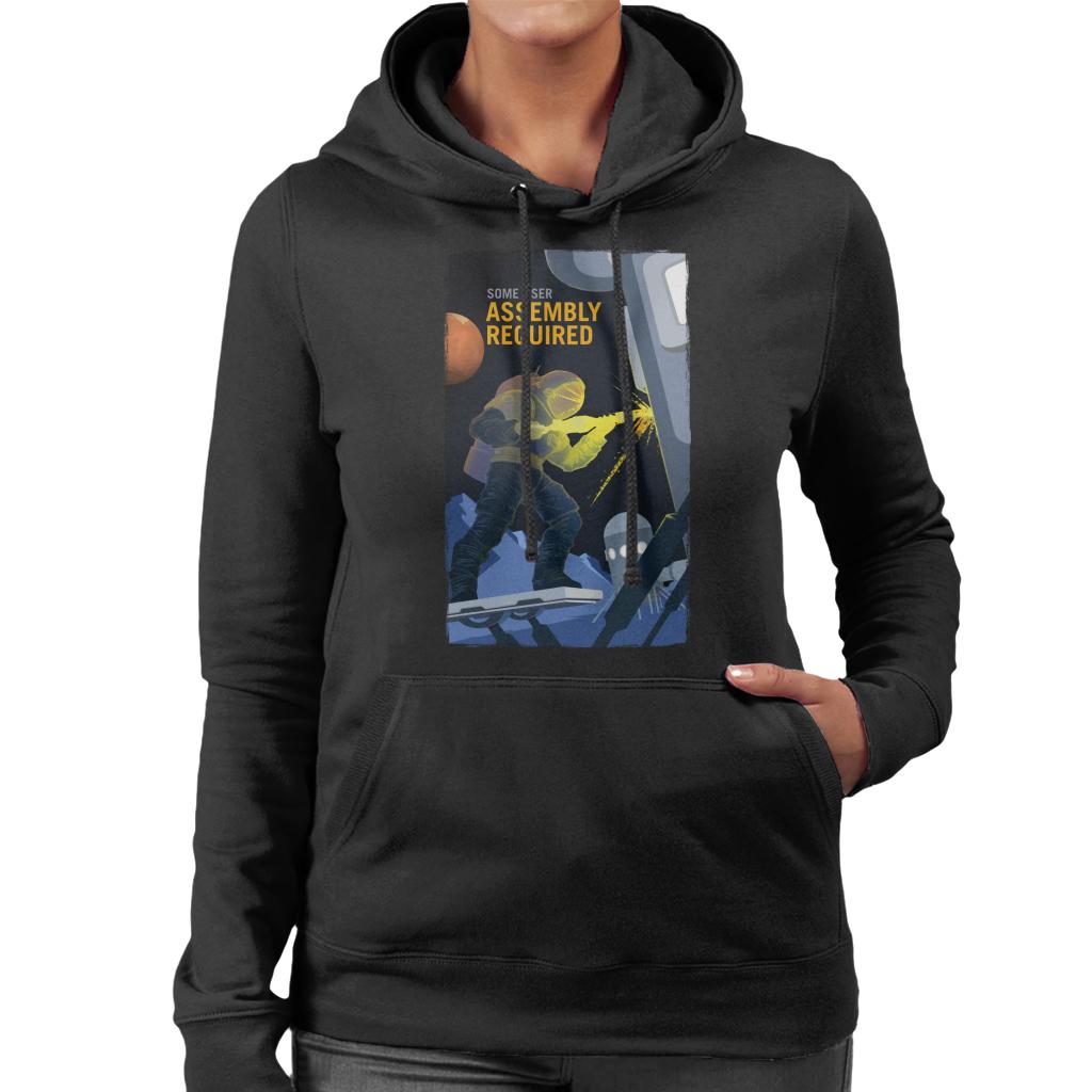 NASA Some User Assembly Required Women's Hooded Sweatshirt-ALL + EVERY