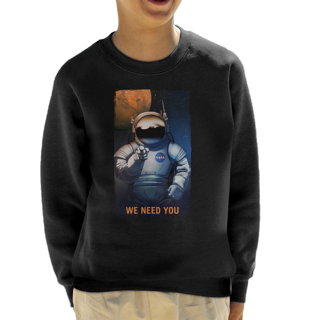 NASA We Need You Kid's Sweatshirt-ALL + EVERY