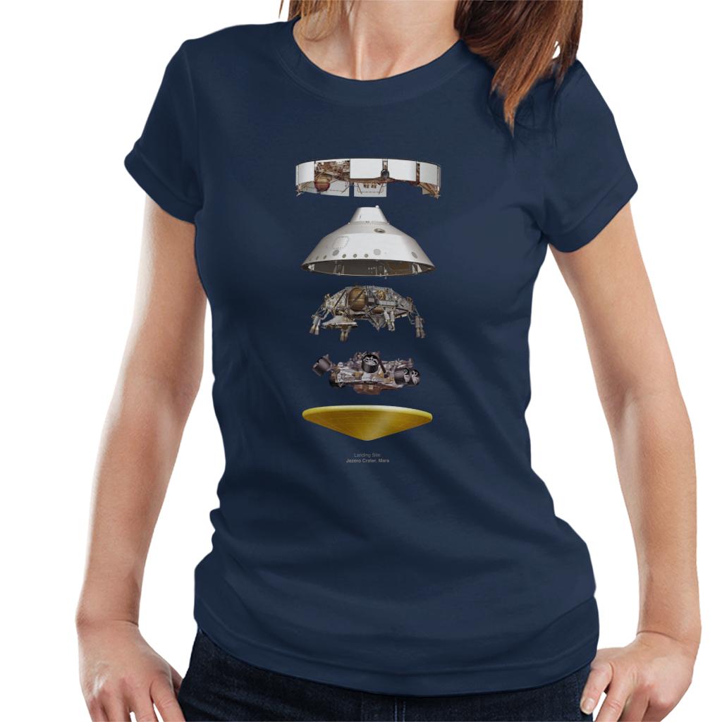 NASA Landing Site Jezero Crater Women's T-Shirt-ALL + EVERY