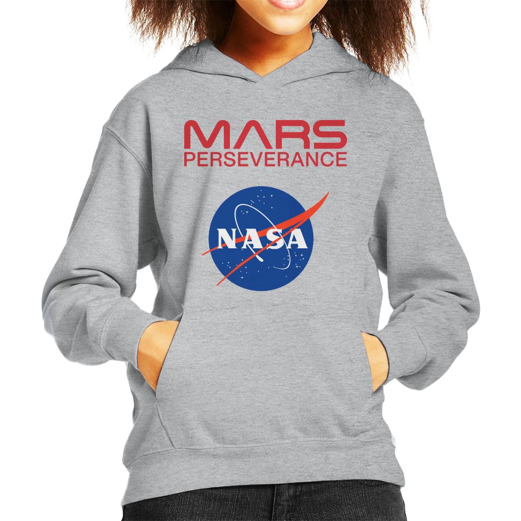 NASA Logo Mars Perseverance Kid's Hooded Sweatshirt-ALL + EVERY