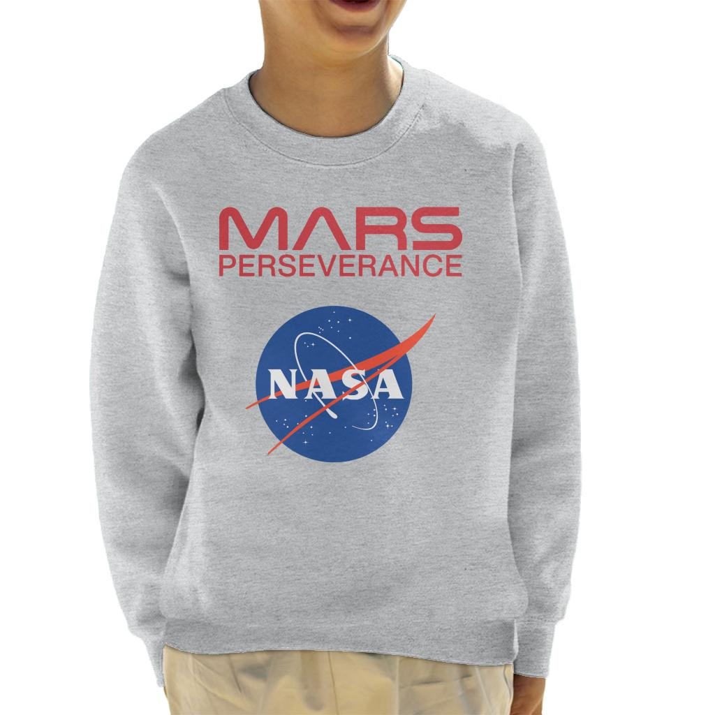 NASA Logo Mars Perseverance Kid's Sweatshirt-ALL + EVERY