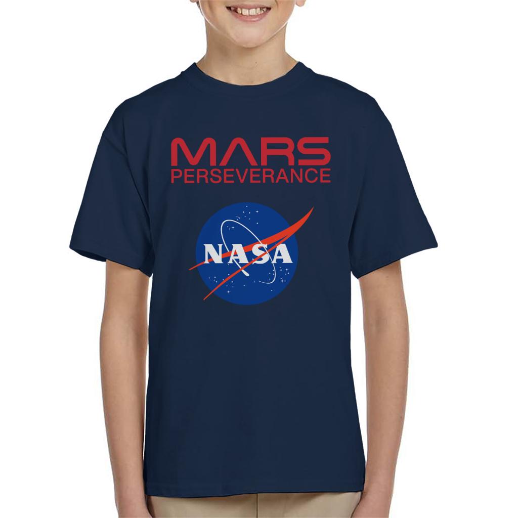 NASA Logo Mars Perseverance Kid's T-Shirt-ALL + EVERY