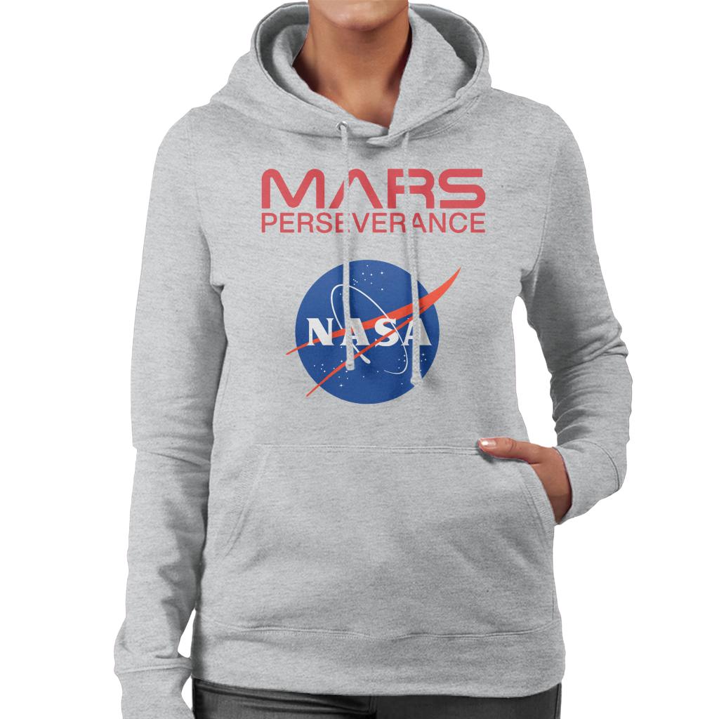 NASA Logo Mars Perseverance Women's Hooded Sweatshirt-ALL + EVERY