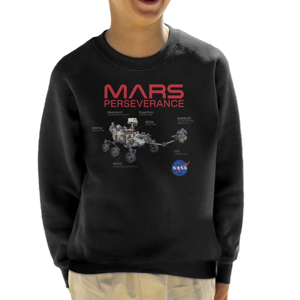 NASA Mars Perseverance Labelled Kid's Sweatshirt-ALL + EVERY