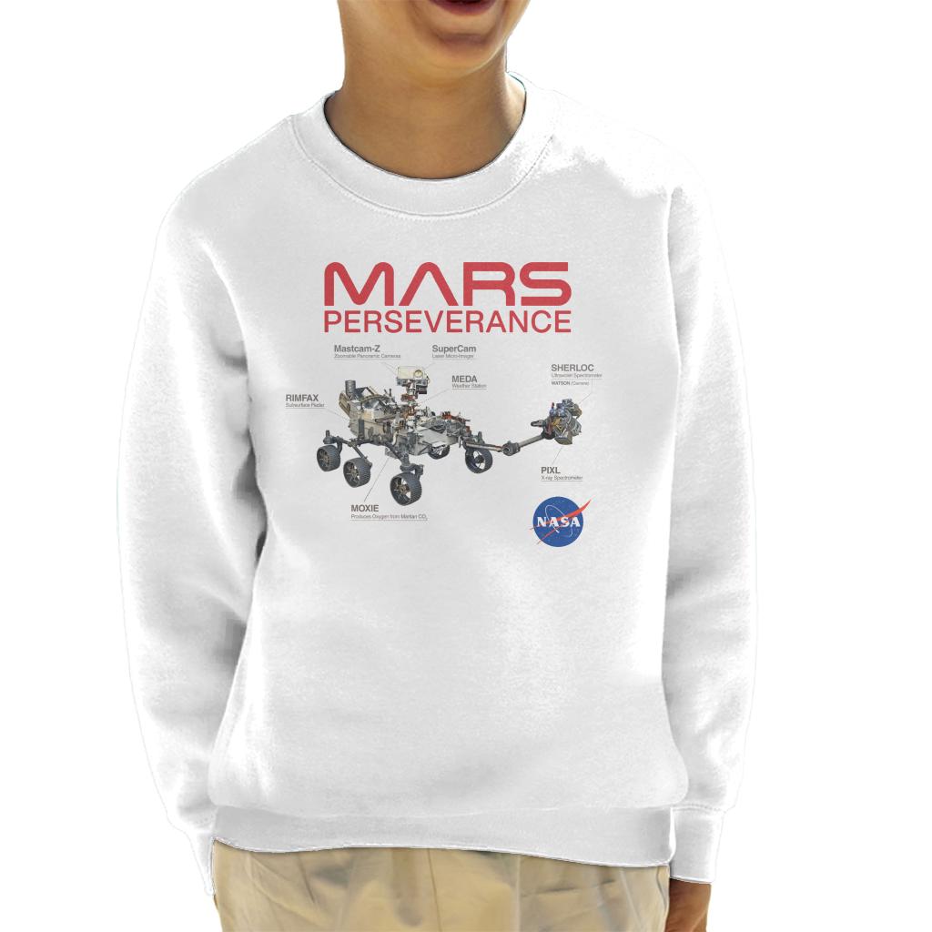 NASA Mars Perseverance Labelled Kid's Sweatshirt-ALL + EVERY
