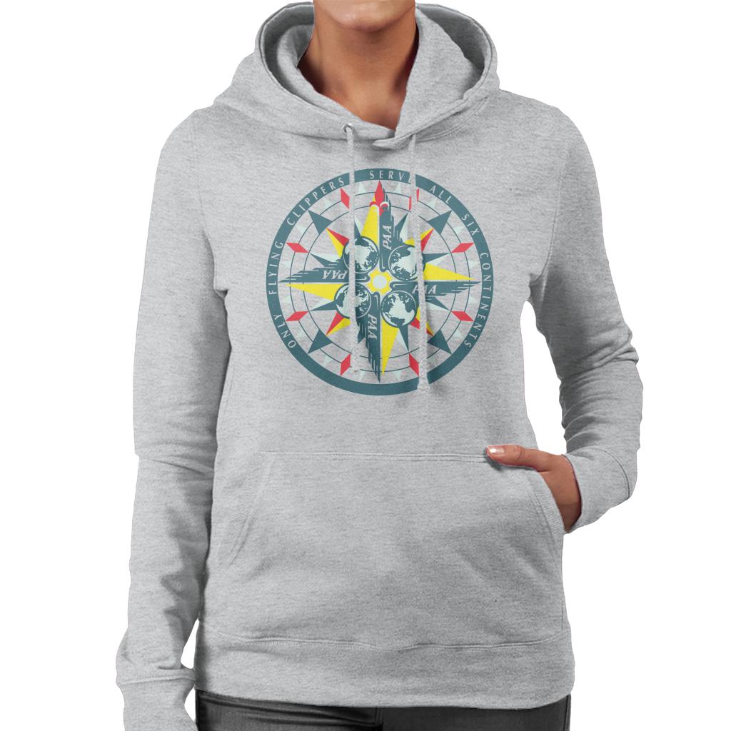 Pan Am Only Flying Clippers Women's Hooded Sweatshirt-ALL + EVERY