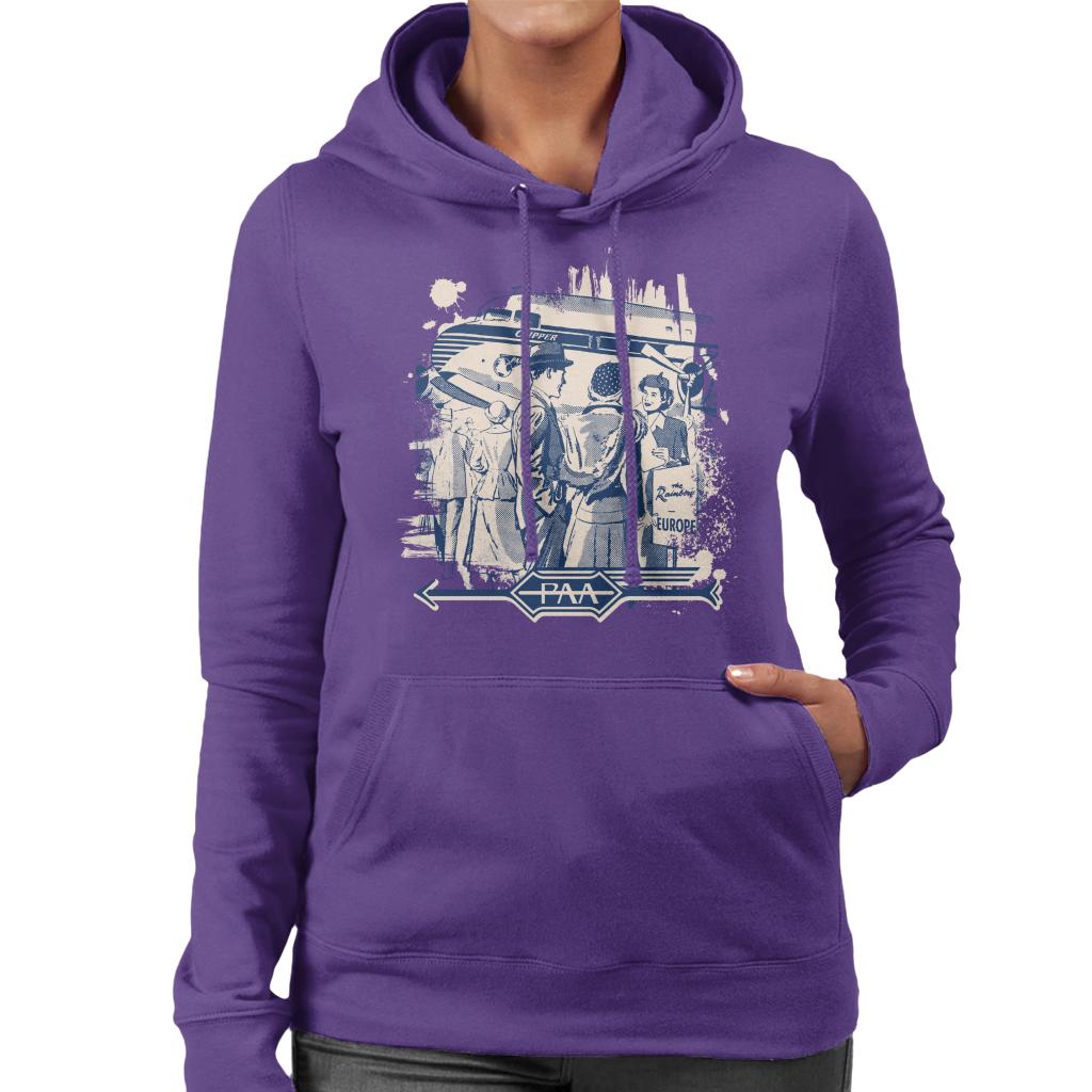 Pan Am The Rainbow Women's Hooded Sweatshirt-ALL + EVERY
