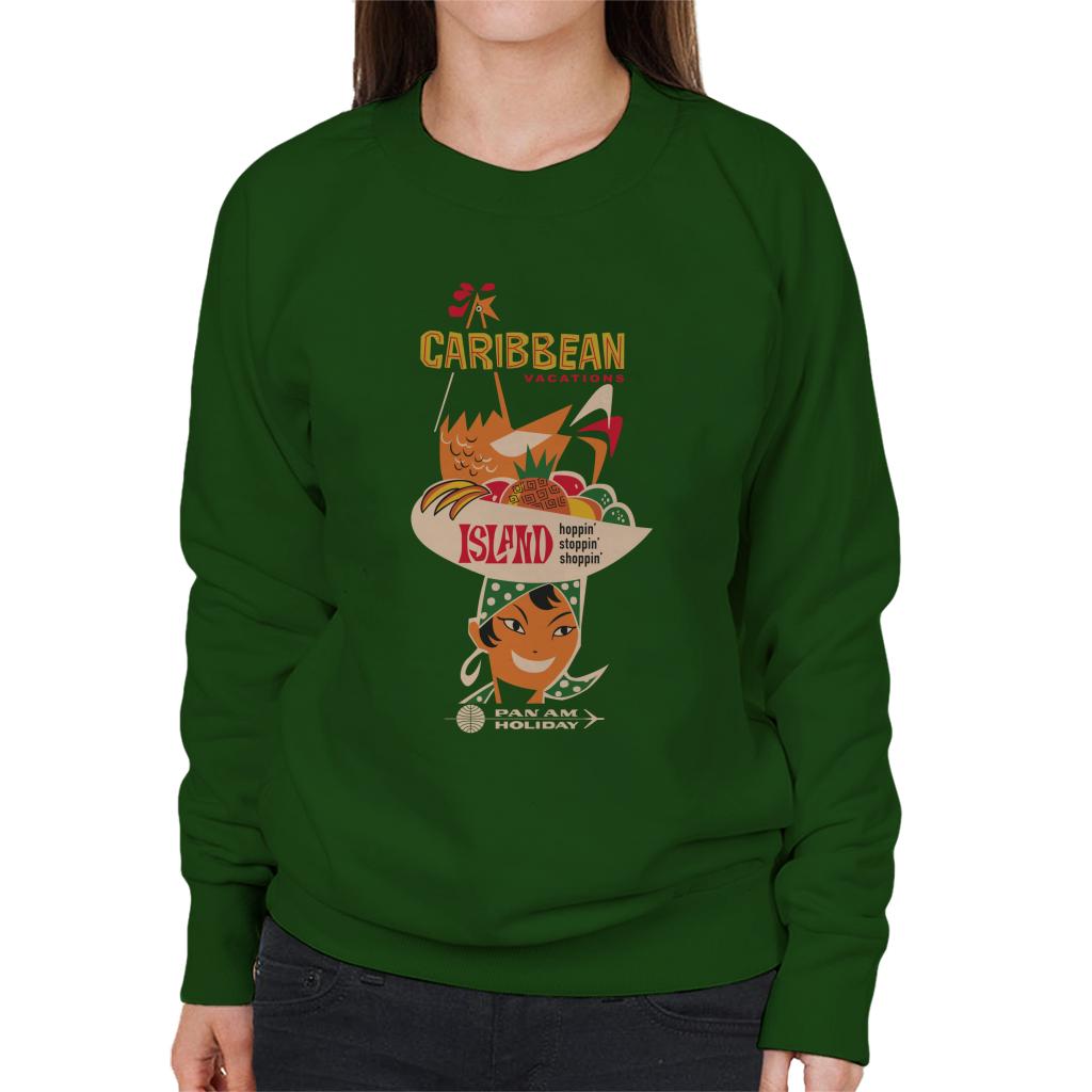 Pan Am Caribbean Vacations Women's Sweatshirt-ALL + EVERY