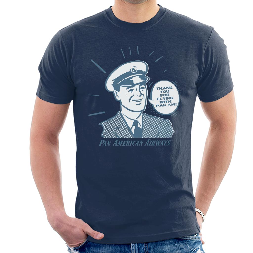 Pan Am Thank You For Flying With Pan Am Men's T-Shirt-ALL + EVERY