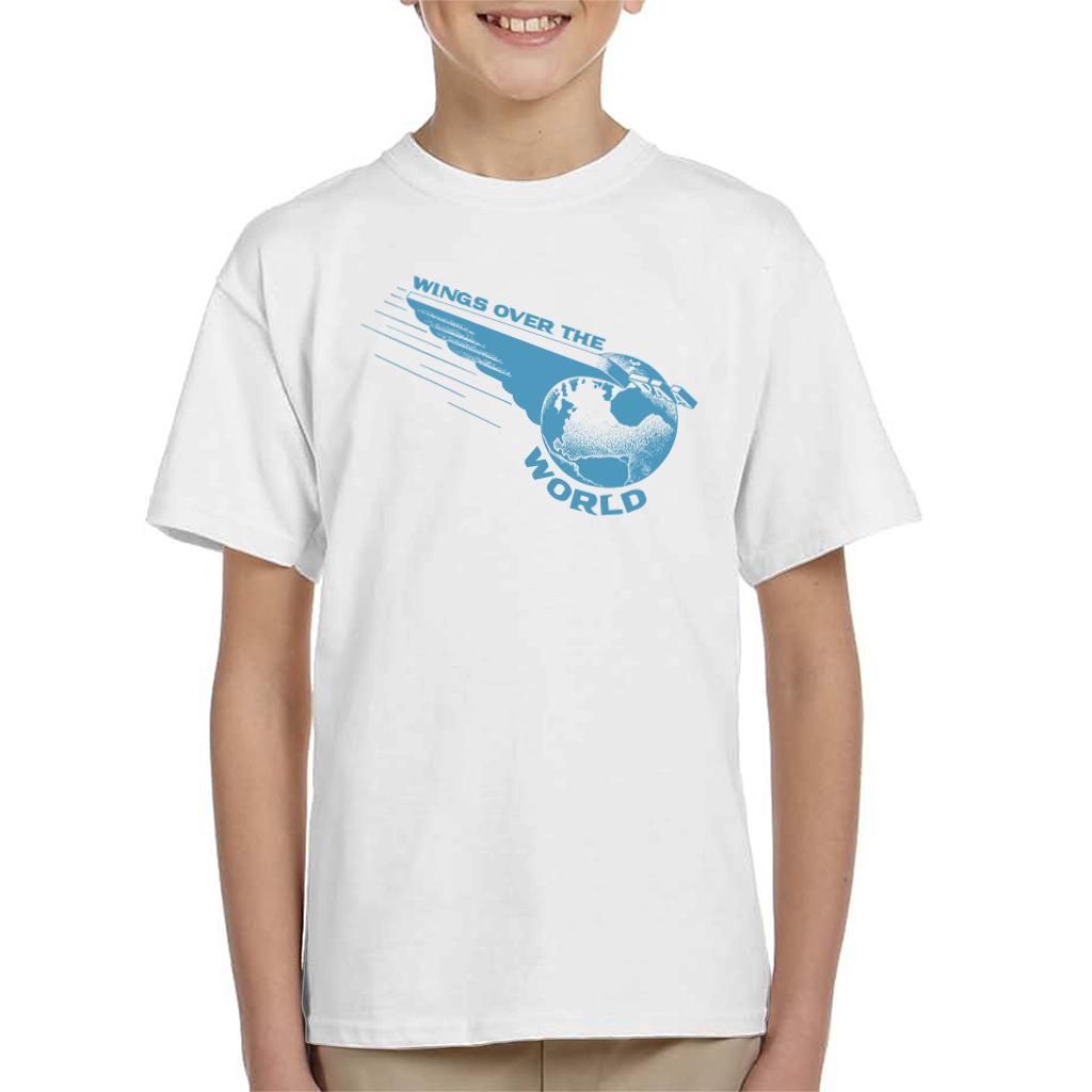 Pan Am Wings Over The World Kid's T-Shirt-ALL + EVERY