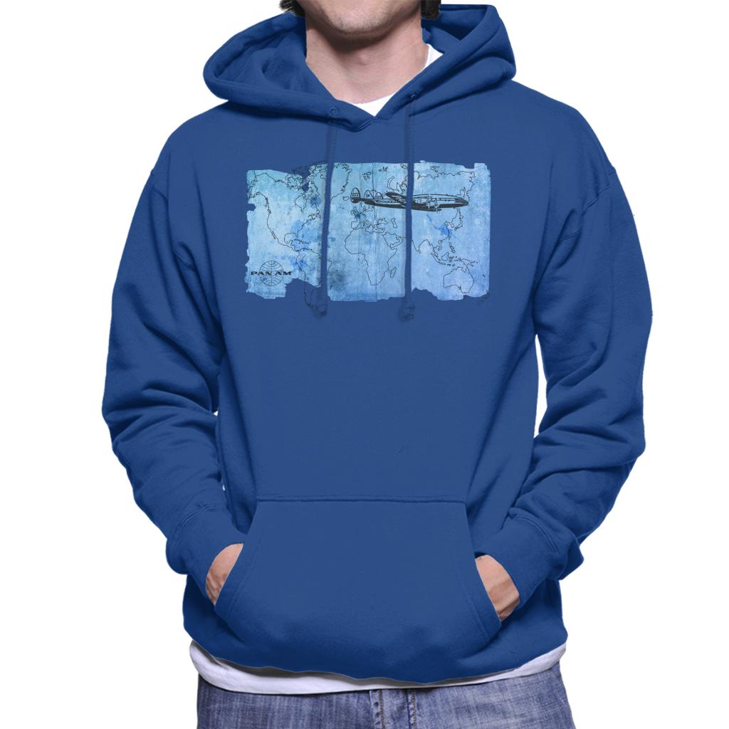 Pan Am World Map Men's Hooded Sweatshirt-ALL + EVERY