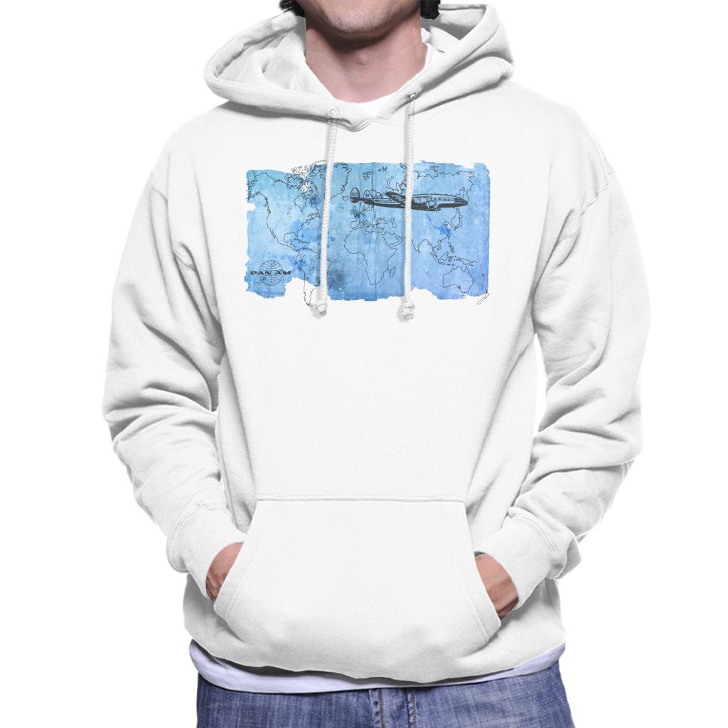 Pan Am World Map Men's Hooded Sweatshirt-ALL + EVERY