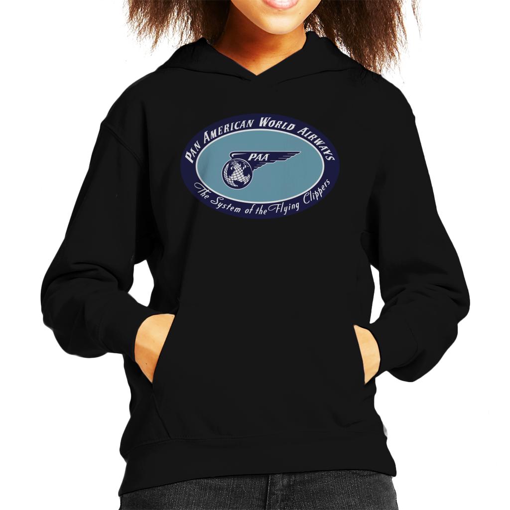 Pan Am The System Of The Flying Clippers Kid's Hooded Sweatshirt-ALL + EVERY