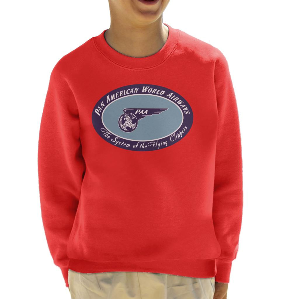 Pan Am The System Of The Flying Clippers Kid's Sweatshirt-ALL + EVERY