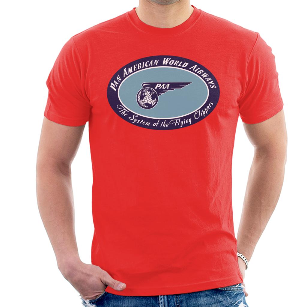 Pan Am The System Of The Flying Clippers Men's T-Shirt-ALL + EVERY