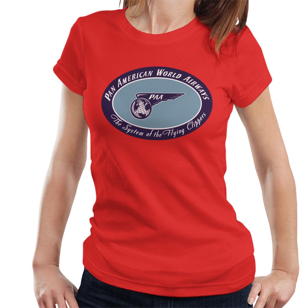 Pan Am The System Of The Flying Clippers Women's T-Shirt-ALL + EVERY