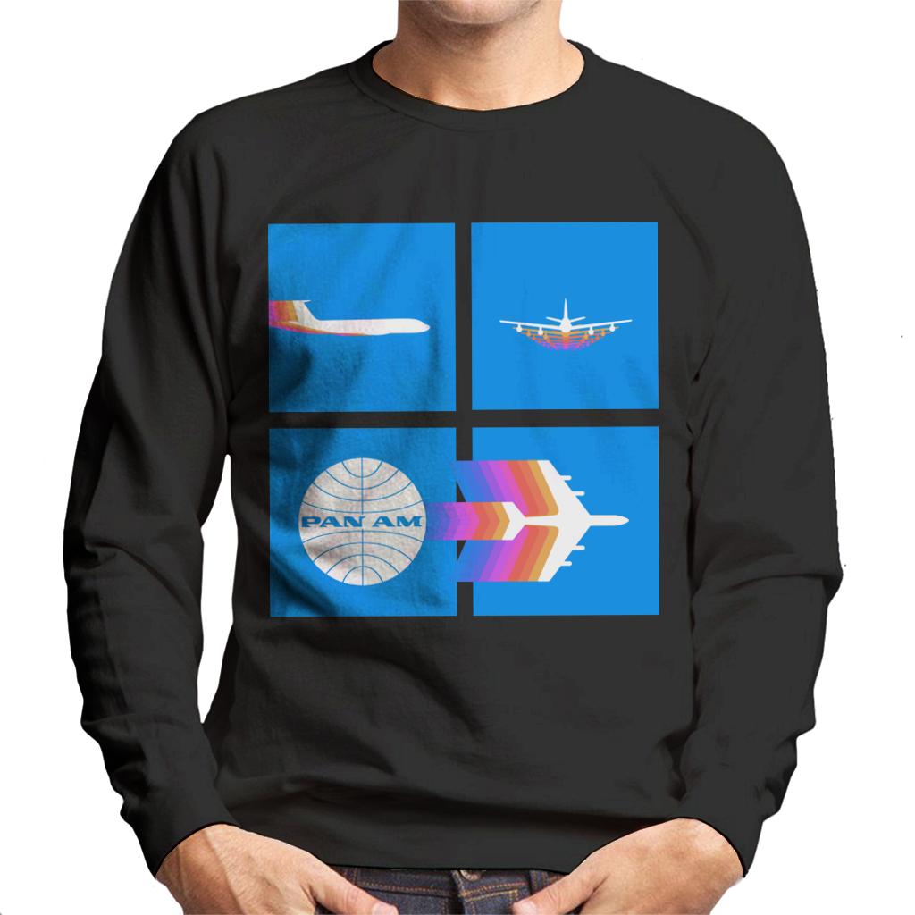 Pan Am Takeoff Silhouette Men's Sweatshirt-ALL + EVERY