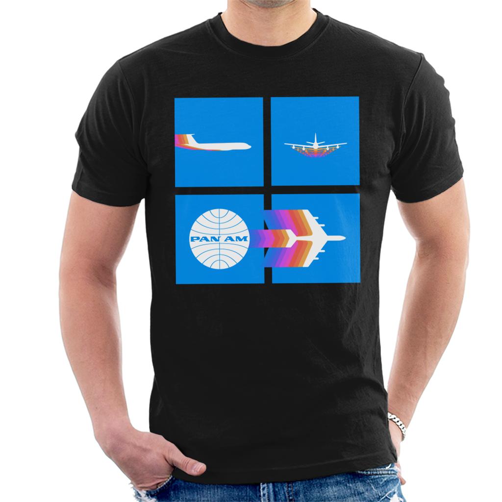 Pan Am Takeoff Silhouette Men's T-Shirt-ALL + EVERY