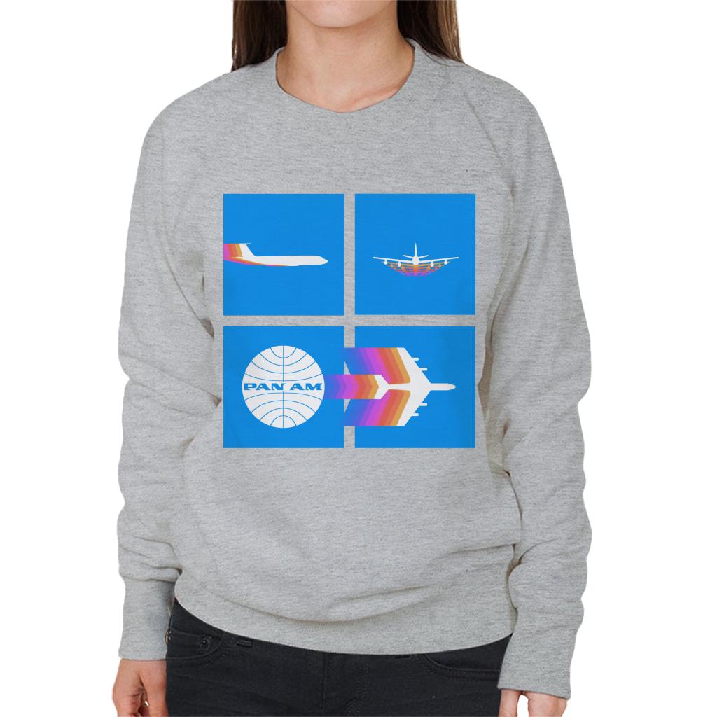 Pan Am Takeoff Silhouette Women's Sweatshirt-ALL + EVERY