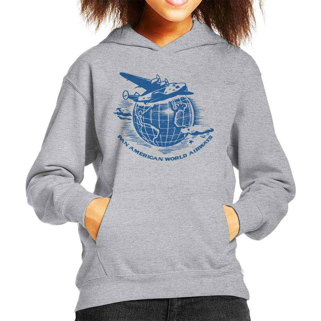 Pan Am Flying Around The World Kid's Hooded Sweatshirt-ALL + EVERY