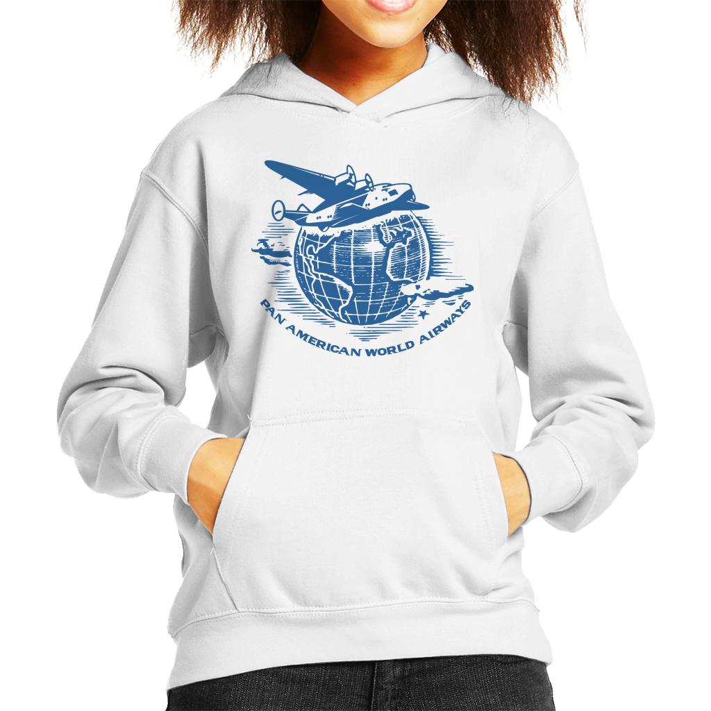 Pan Am Flying Around The World Kid's Hooded Sweatshirt-ALL + EVERY