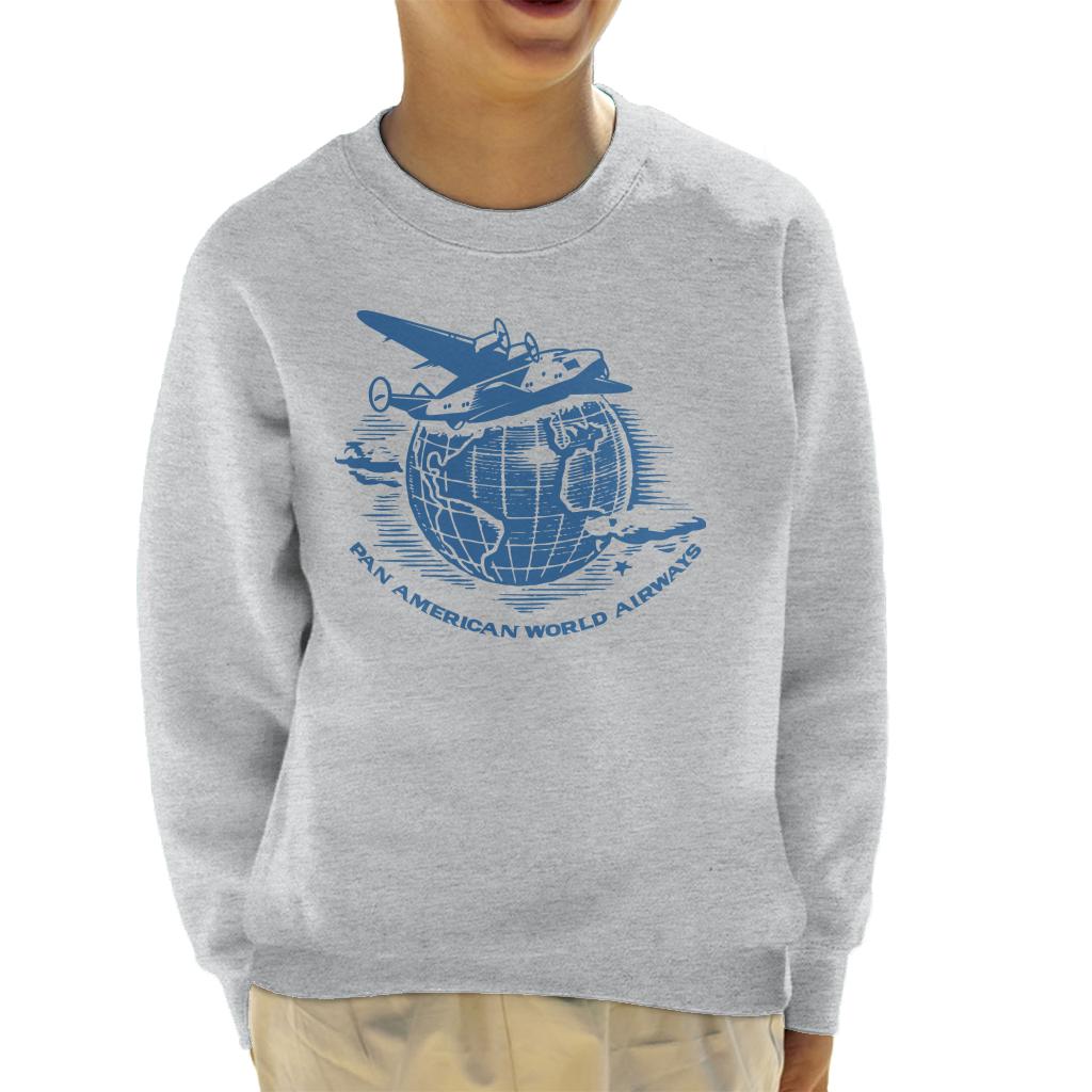 Pan Am Flying Around The World Kid's Sweatshirt-ALL + EVERY