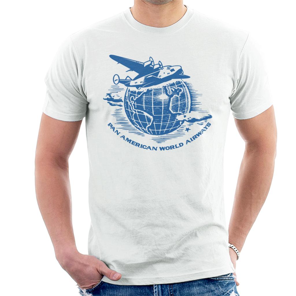 Pan Am Flying Around The World Men's T-Shirt-ALL + EVERY